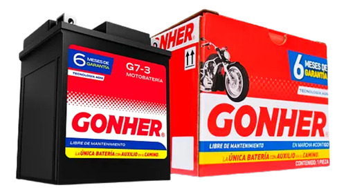 Batería Para Moto Agm Gonher Bmw G450x 2008 2009 2010