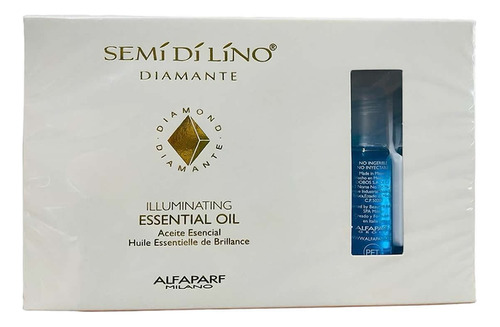 Semi Di Lino Essential Oil Caja Ampolletas 12x13ml Alfaparf