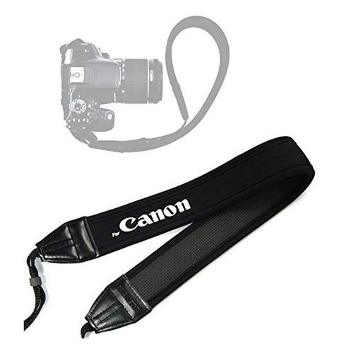 Correa Neopreno Antideslizante Para Cuello Canon 6d 5d 4