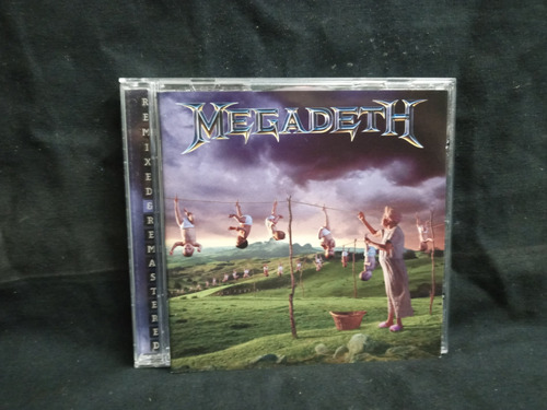 Cd Megadeth Youthanasia  Europeu Remaster Bonus 2004