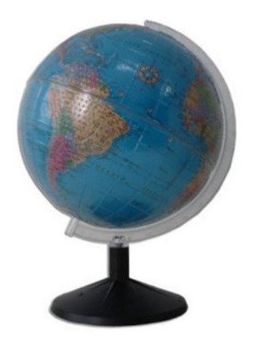 Globo Terrestre Alto Relevo Braille Tátil Escolar 30cm