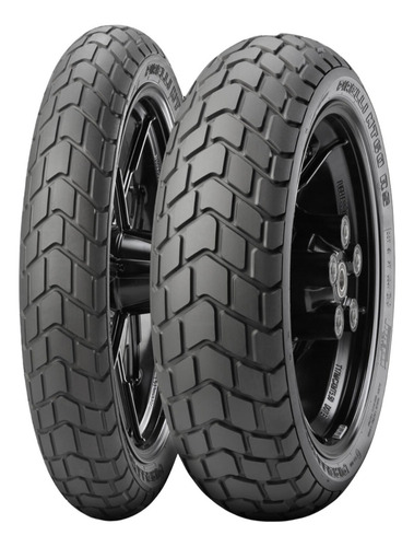 Par Pneu Moto 130/90b16 + 150/80b16 Mt60 Rs Pirelli