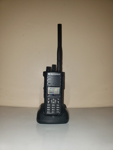 Radio Motorola Dgp8550 Vhf Gps Completo Funcionando Dgp 8550 Negro Vhf (Usado)