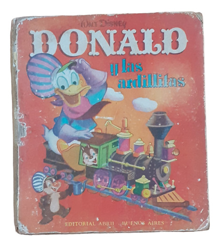 Donald Y Las Ardilitas- Antiguo Libro Walt Disney 1951