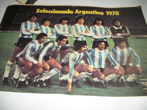 Mundial 1978 Argentina Campeon - Completo Con Poster (Usado)