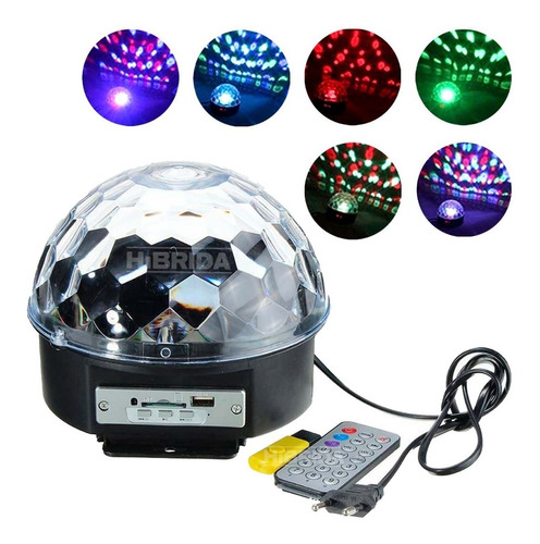 Bola Luces Sicodelicas Led Audioritmica Parlante Bluetooth