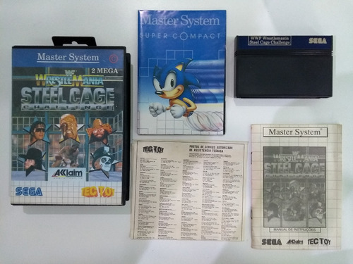 Wwf Wrestle Mania Steel Cage Challenge Master System Serial