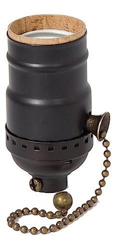 B&p Lmpara Bronce Antiguo - Interruptor Cadena Encendido/apa