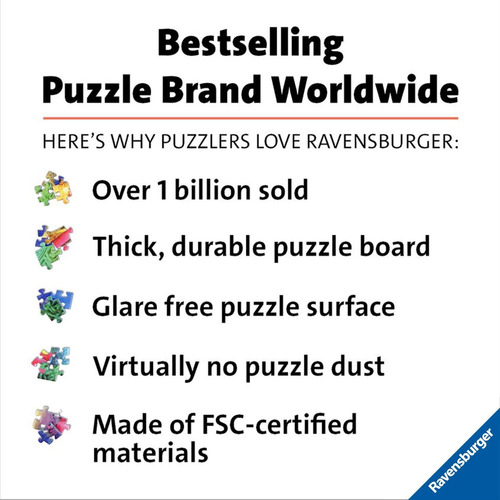 Puzzle Ravensburger Bicicleta Alrededor Del Mundo 1000 Pieza