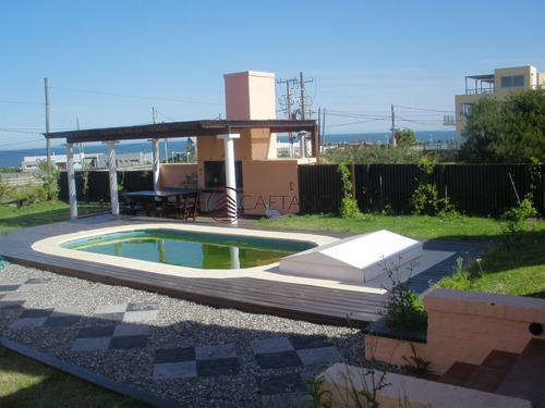 Estupenda Esquina, Vista Al Mar, En Lote De Doble Con 4 Dormitorios Suite La Mejor Barbacoa De Manantiales Piscina Y Jacuzzi Exterior, 4 Cuartos- Ref: 2214