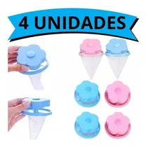 Comprar Kit 4 Coletores Filtro Flutuante Pelos Máquinas Fiapos Roupa