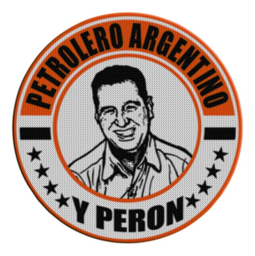 Parche Termoadhesivo Peron Y Petrolero Argentino