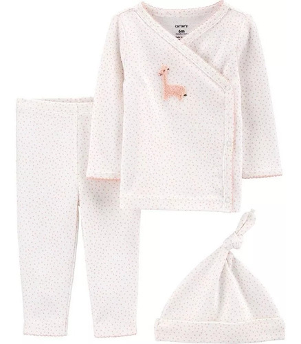 Set 3 Piezas Pijama Algodon Carters Conjunto