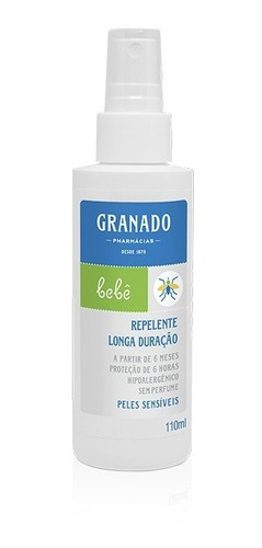 Repelente Longa Duração Bebê Peles Sensíveis 110ml Granado