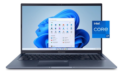 Notebook Asus Intel i7-1255U 16gb 512gb 15,6" Fhd Win 11 cor azul