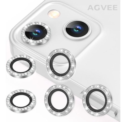 Agvee 3+3 Paquete De 6 Para iPhone 13 6.1 Pulgadas 13 Mini 5