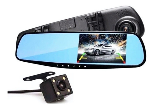 Espejo Retrovisor Camara Fronta Testigo Auto Hd+camara Atras