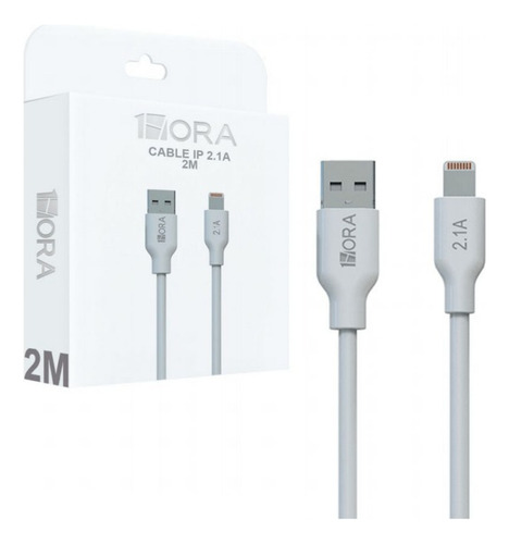 Cable Para iPhone 2mtros Carga Y Transferencia De Datos 2.1a