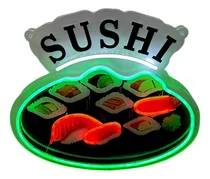 Comprar Sushi Neón Letrero Luminoso Imagen Frase Sushi