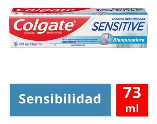 Crema Dental Colgate Sensitive Blanqueadora X 100g