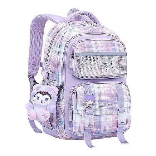 Mochila Escolar Primaria Para Mujer Hello Kitty Kuromi