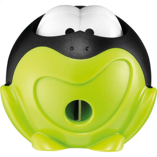 Apontador Escolar Lapis Croc Croc Sapo Com Deposito Cor Verde