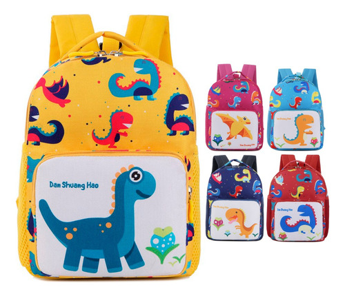 Mochila Escolar Para Niño Niña Jardin Infantil Dinosaurio