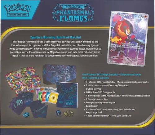 Box Etb Phantasmal Flames - Pokémon Inglês | MercadoLivre