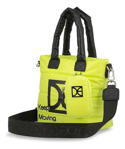 Bolsa Tote Cloe Ofrani Chico Color Amarillo
