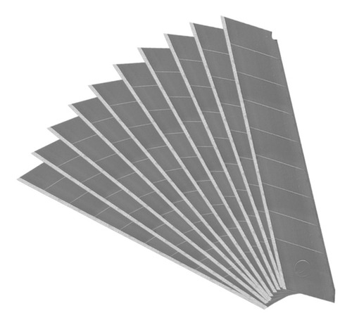 Kit 10 Lâminas Para Estilete 18mm - Mtx