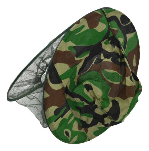 Gorro De Apicultor Con Estampado De Camuflaje, Máscara Facia
