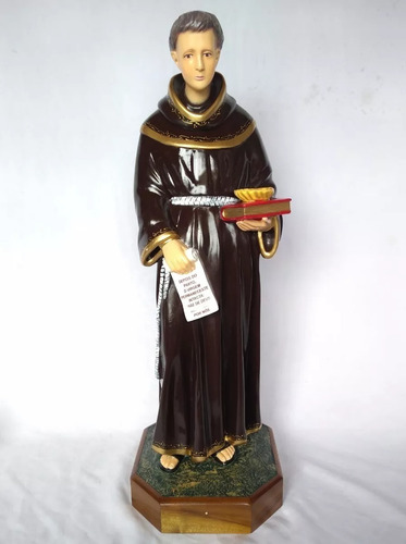 Imagem De Frei Galvao 65 Cm Santo Antonio De Santana Galvao Cor Pintura A Mão
