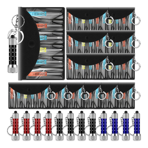 Juego De 24 Minidestornilladores, Incluye 12 Minidestornilla