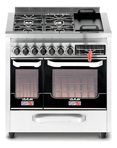 Cocina Usman Win-900 Carli Doble Horno 85cm