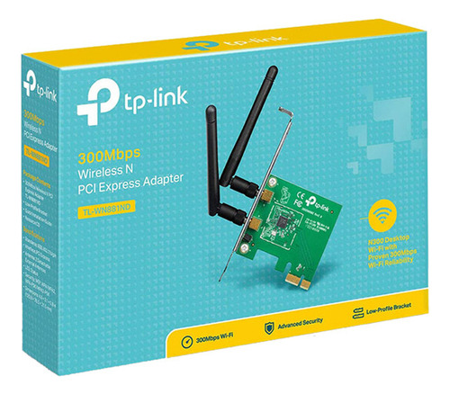 Tl-wn881nd Tp-link Adaptador Inalambrico Pcie Wifi 300mbps
