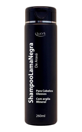 Shampoo Cabelos Oleosos Lama Negra De Araxá Argila Mineral