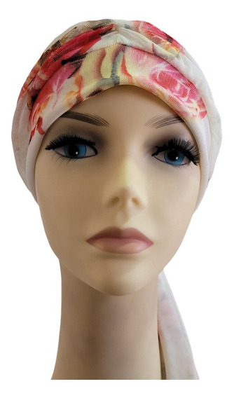 gorra quirúrgica para médico Bouffant para mujeres Lurrose Pañuelo largo para la cabeza étnico turbante para el cáncer de quimioterapia 