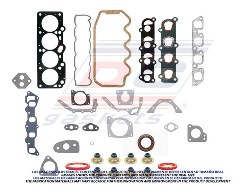 Cartera Empaques Ford 4; 1.9/2.0l. Sohc Spi, Escort Fs303-5