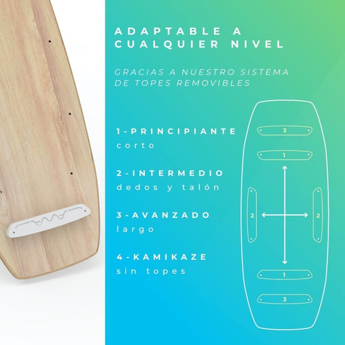 Imagen 4 de 5 de Balance Board Wahi -2da Selección, Modelos Atlántica