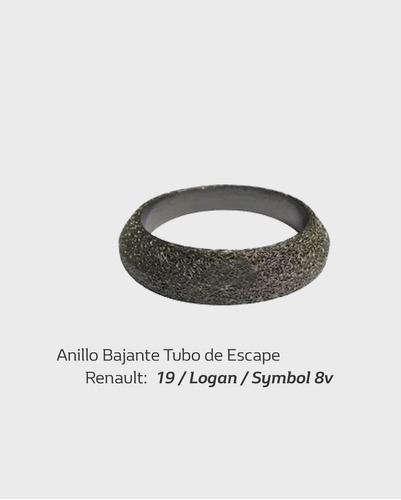 Anillo Tubo Escape Renault 19 Logan Clio 1 Symbol Sendero 