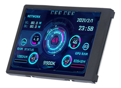 Imagen 2 de 10 de Conjunto De Monitor De Pantalla De 3,5 Pulgadas 360° Ips Gir
