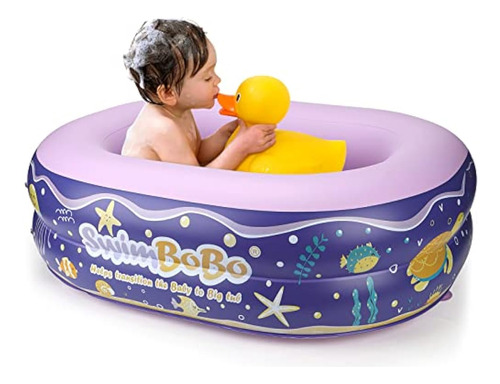 Bañera Inflable Para Bebé, Ayuda A La Bañera De