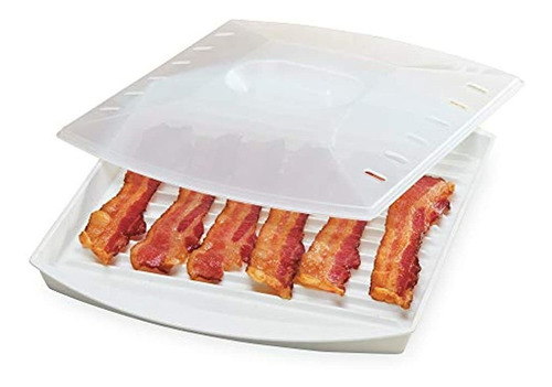 Progressive Prep Soluciones Microondas Bacon Grill Con Tapa