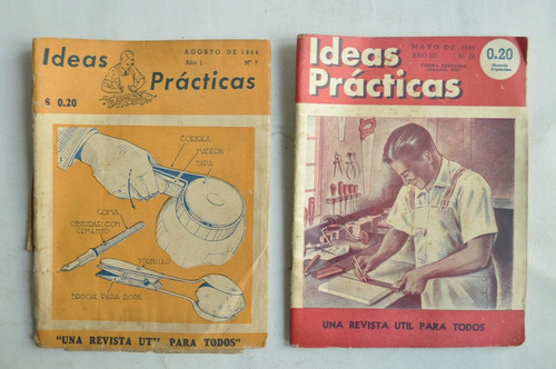Lote X2 Ideas Practicas N 7 28 Revista 1944 46 Jorge Duclout