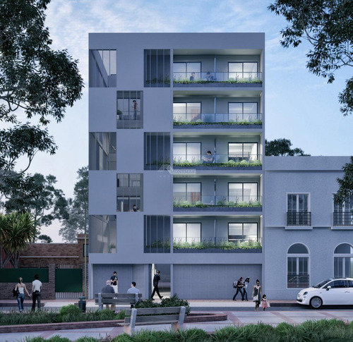 Imagen 2 de 5 de Apartamento La Aguada Venta 1 Dormitorio Venezuela Y Nicaragua Ed. Luzar Green Con Terraza