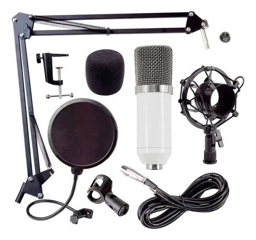 Microfono Condensador Para Estudio G-1041 Kit Completo