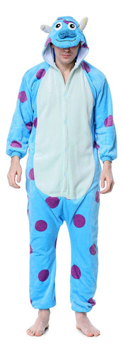 Pijama Sully Cosplay Monster For Hombre Con Forma De Animal 4