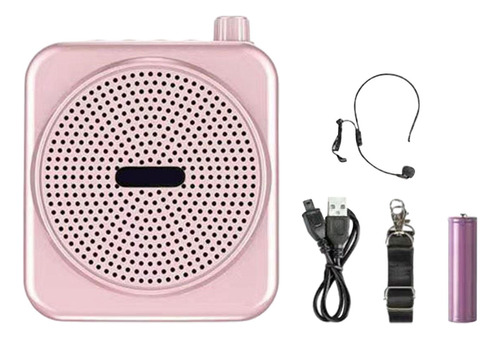 Amplificador De Voz Pessoal Portátil Mini Amplificador Rosa