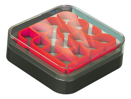 Curve Puzzle Box Fun Simple Rule Juego De Estrategia Rojo