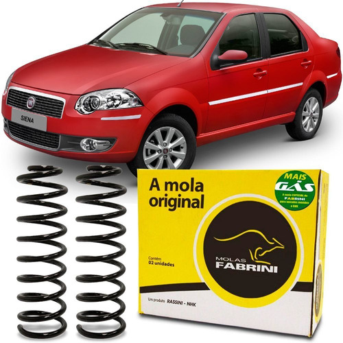 Par Molas Traseiras Gnv Siena 1.0 2011 2012 Exceto Tetrafuel